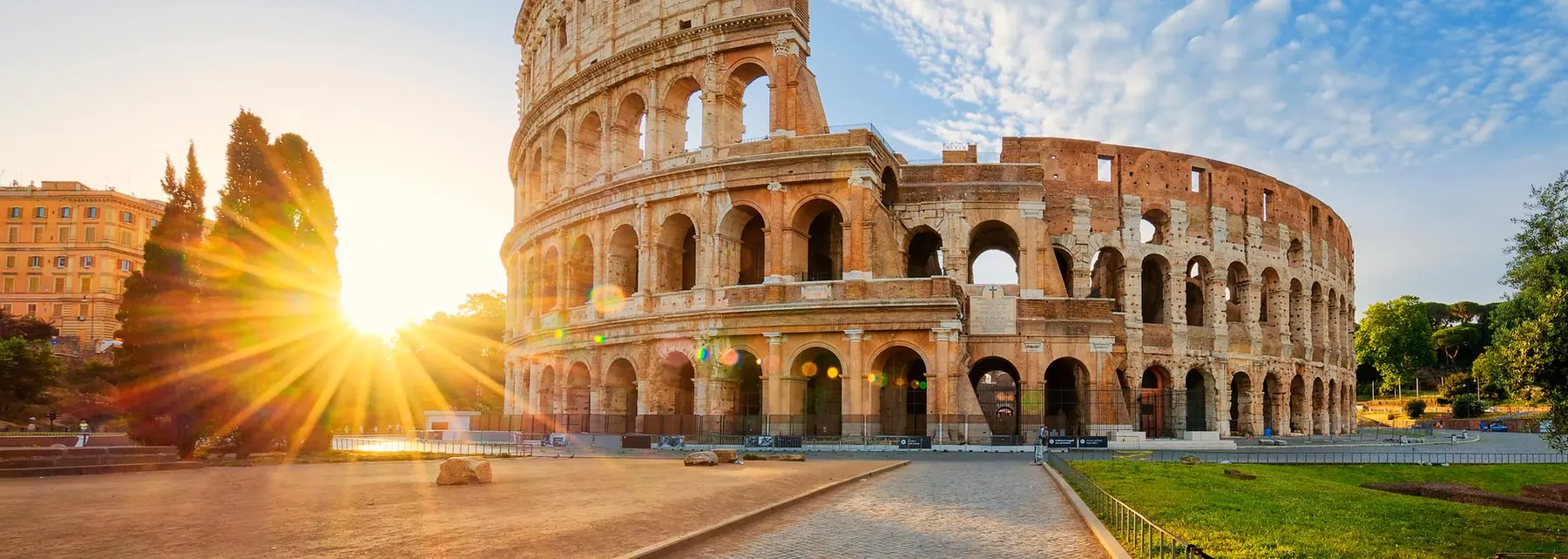 The Colosseum, Rome, at sunrise